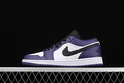 All Categories Air Jordan Jordan Series Basketball Shoes Air Jordan 1 Low New Version Air Jordan 1 Low AJ1 Joe 1 Low Top Leather Grape Purple 553558-500